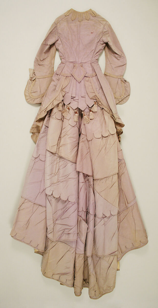 Dress, silk, American