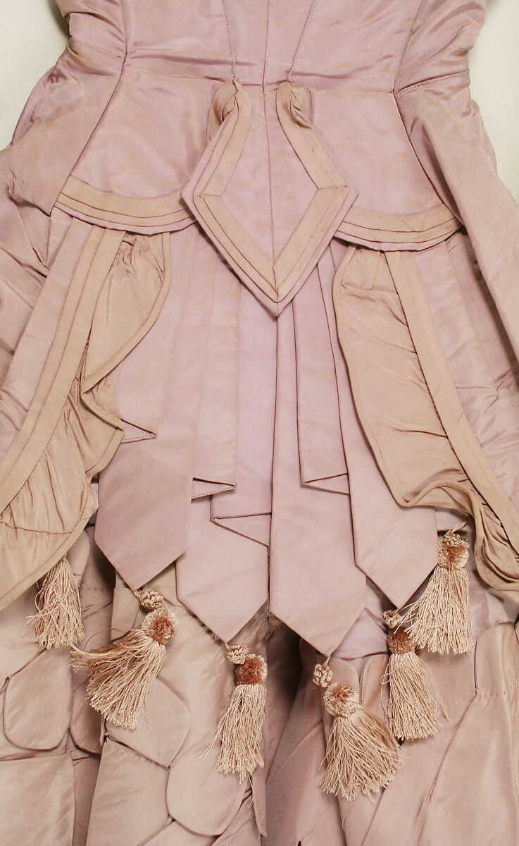 Dress, silk, American