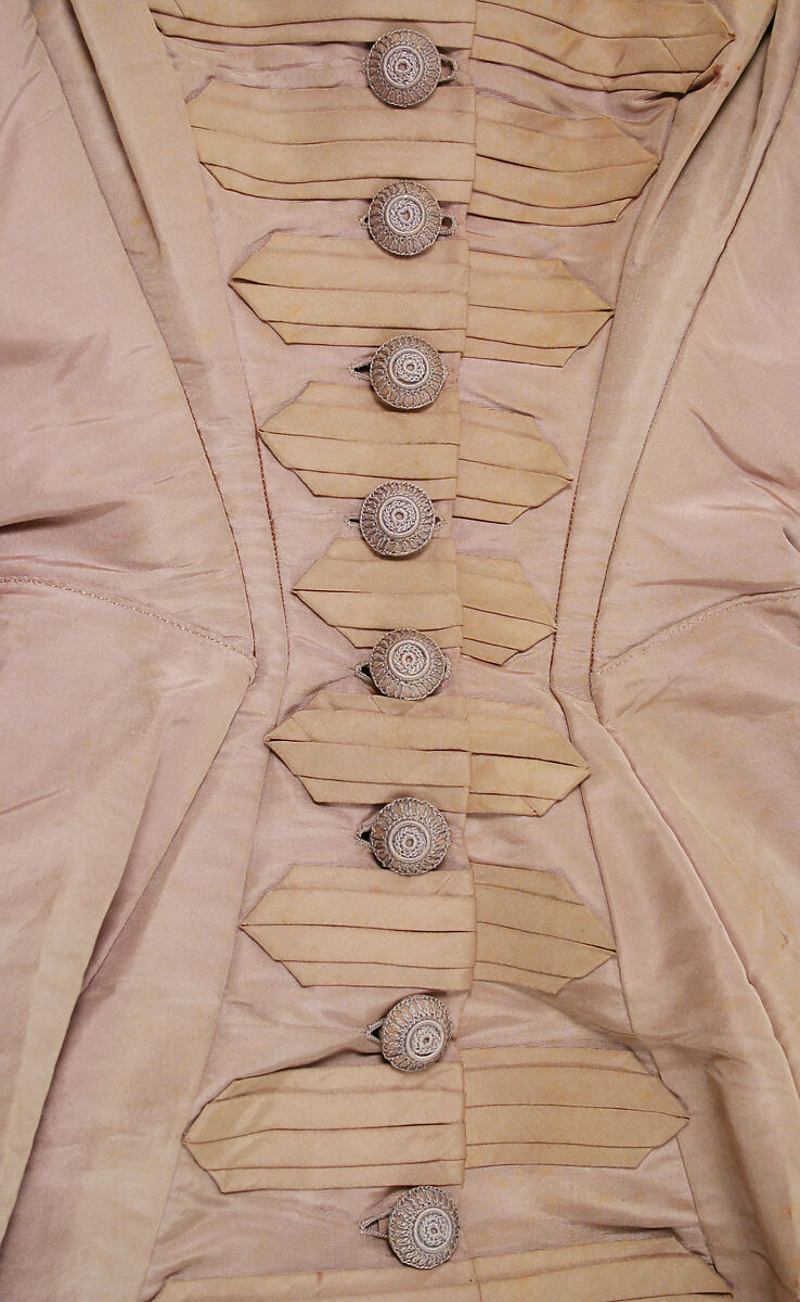 Dress, silk, American