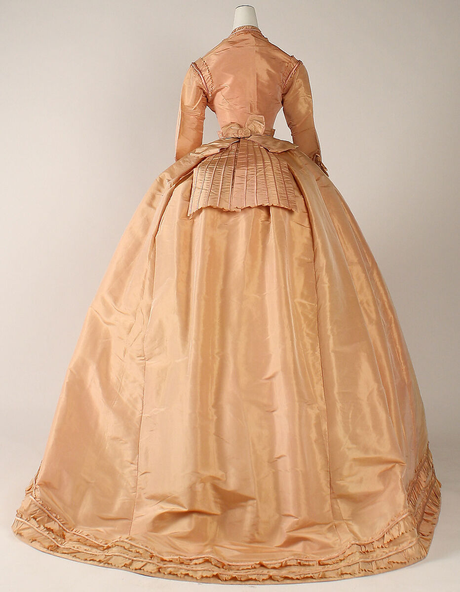Dress, silk, French