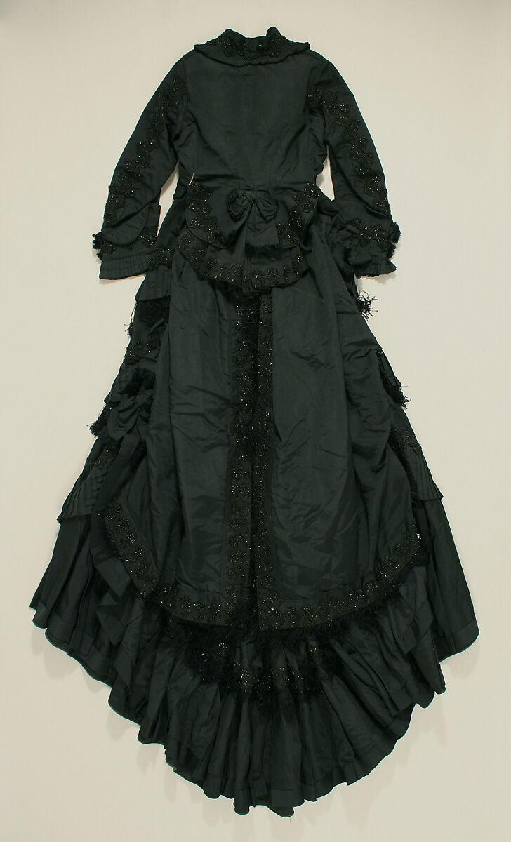 Dress, silk, American