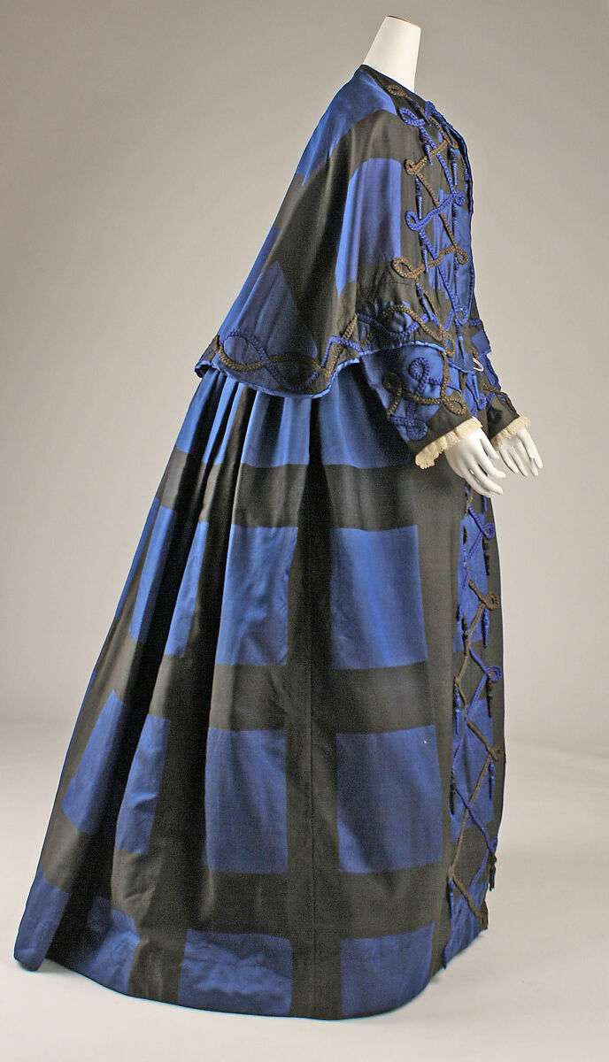 Dress, silk, American