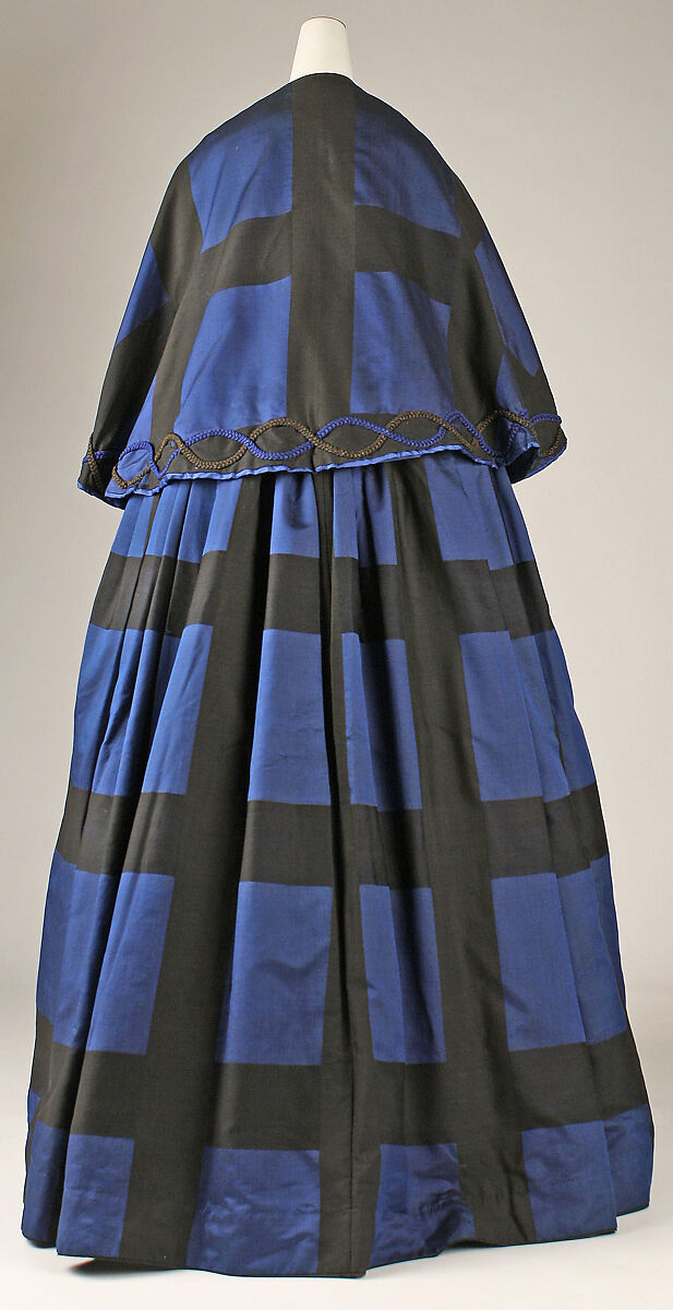 Dress, silk, American