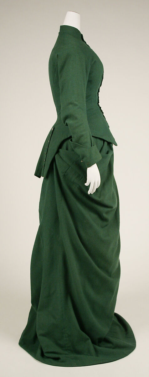 Riding habit, wool, American