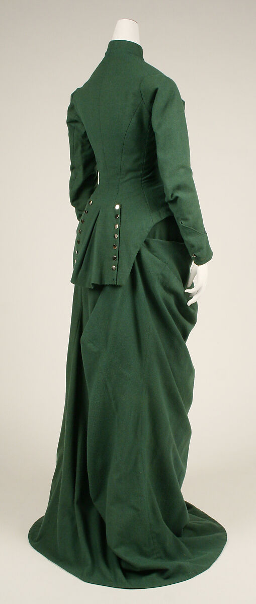 Riding habit, wool, American