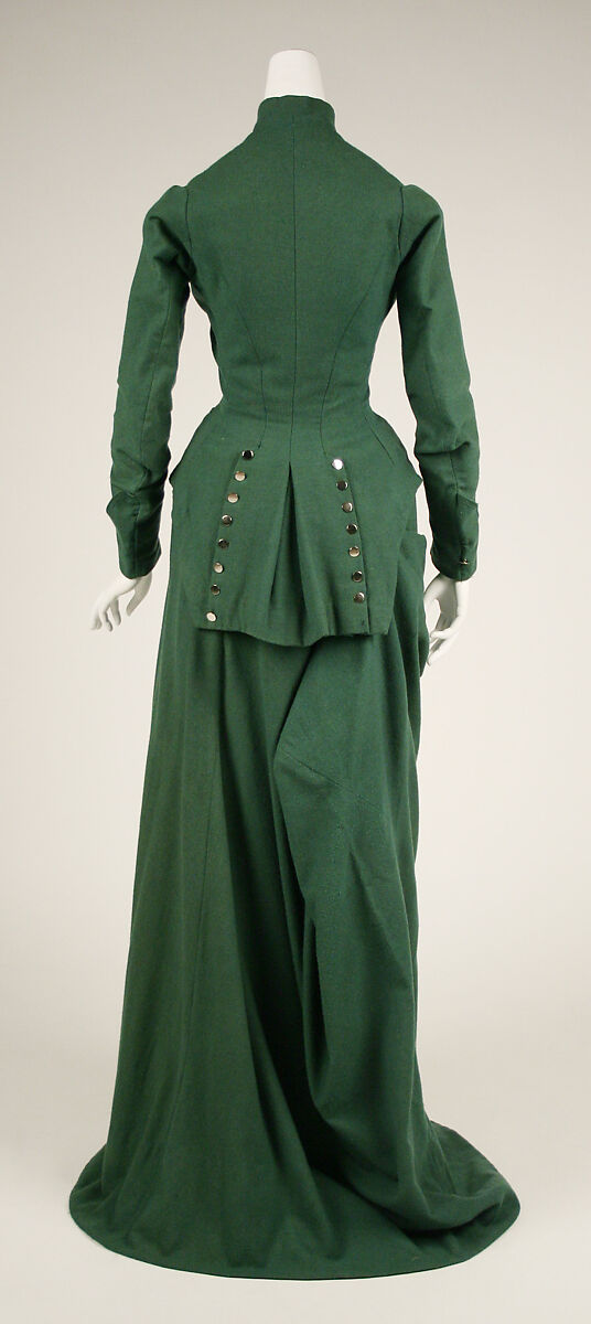 Riding habit, wool, American