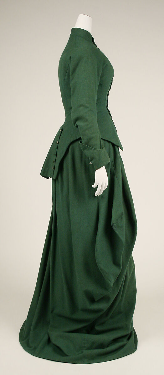 Riding habit, wool, American