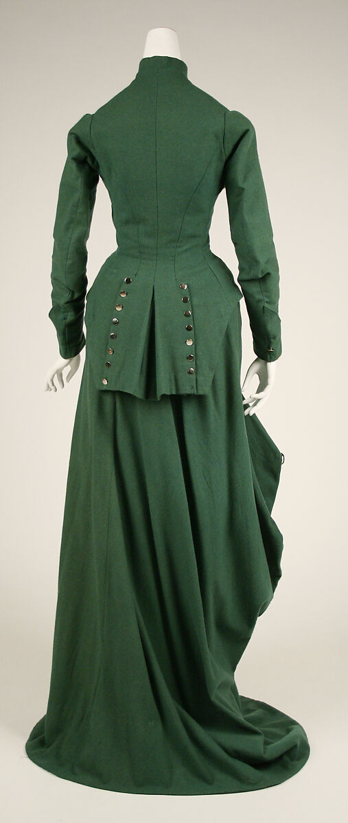 Riding habit, wool, American