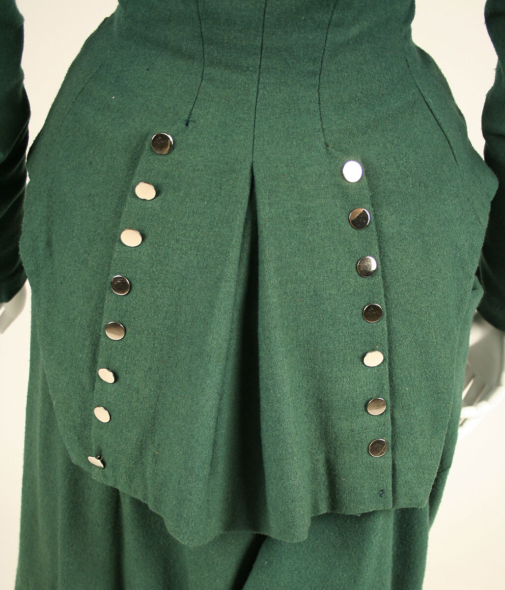 Riding habit, wool, American