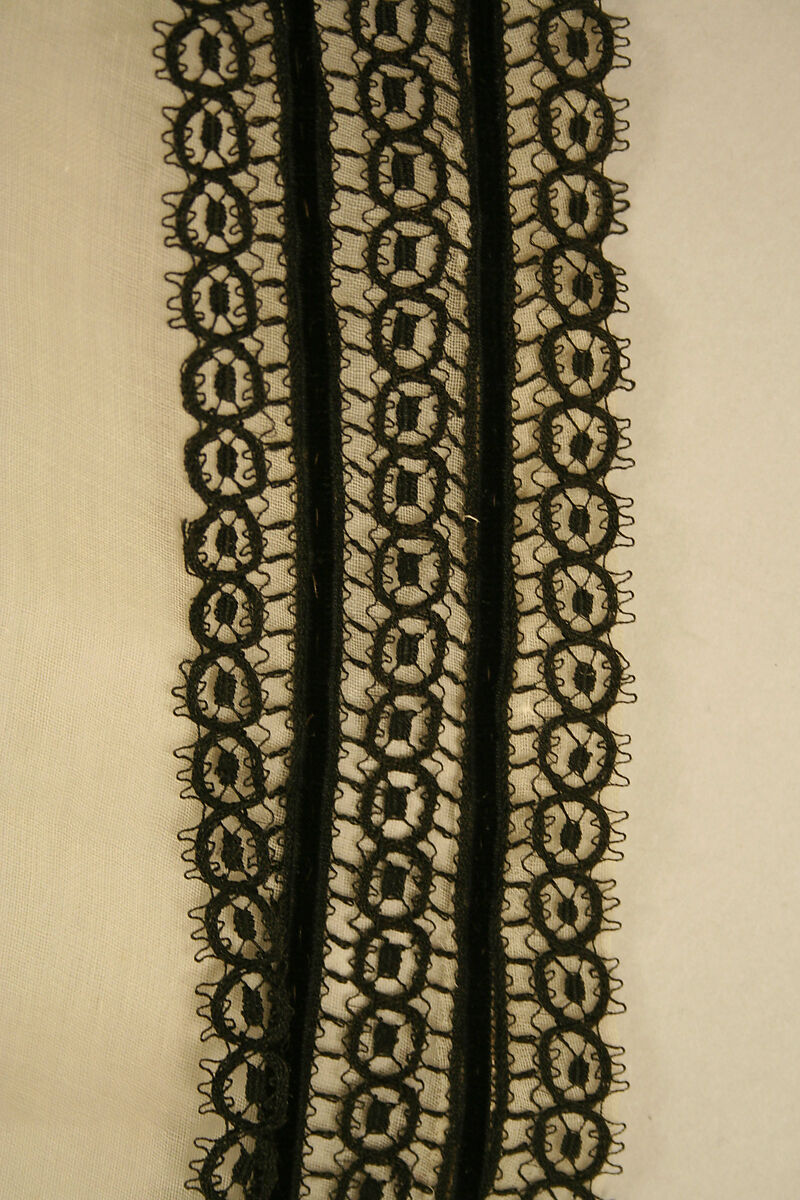 Evening cape, cotton, silk, French