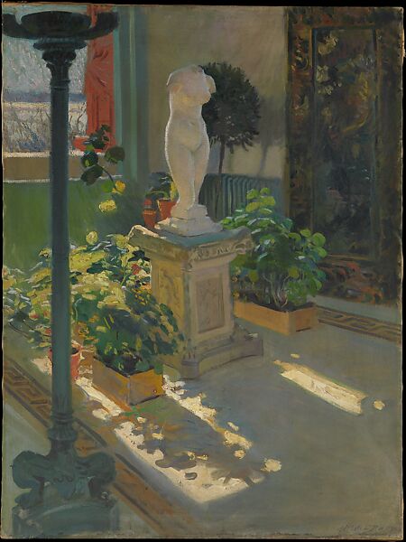 Venus in Atrium, William de Leftwich Dodge (1867–1935), Oil on canvas, American 