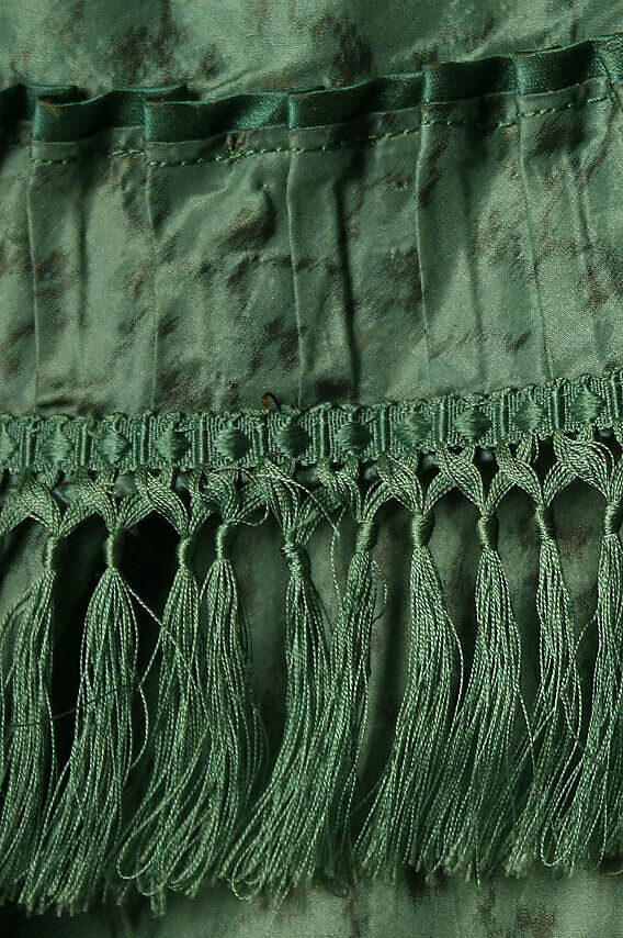 Dress, silk, British