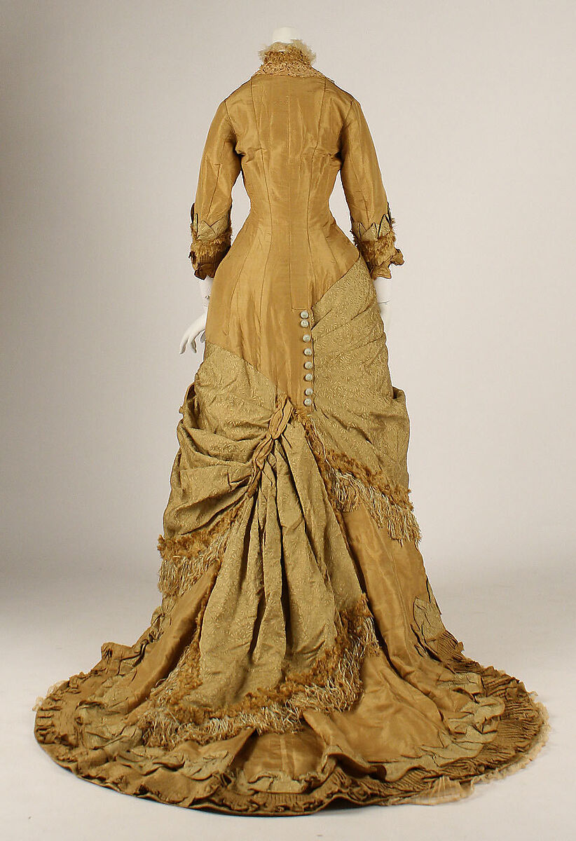 Dress, silk, American