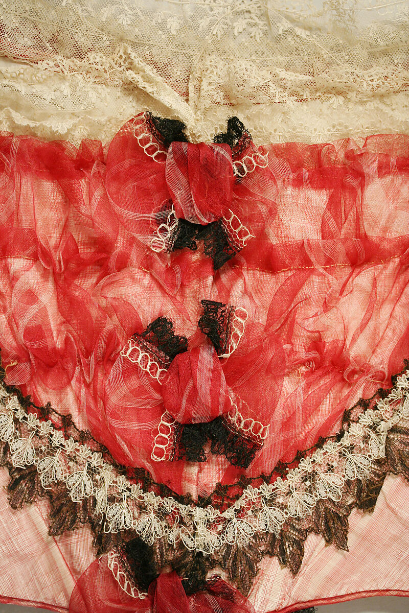 Ball gown, silk, cotton, European