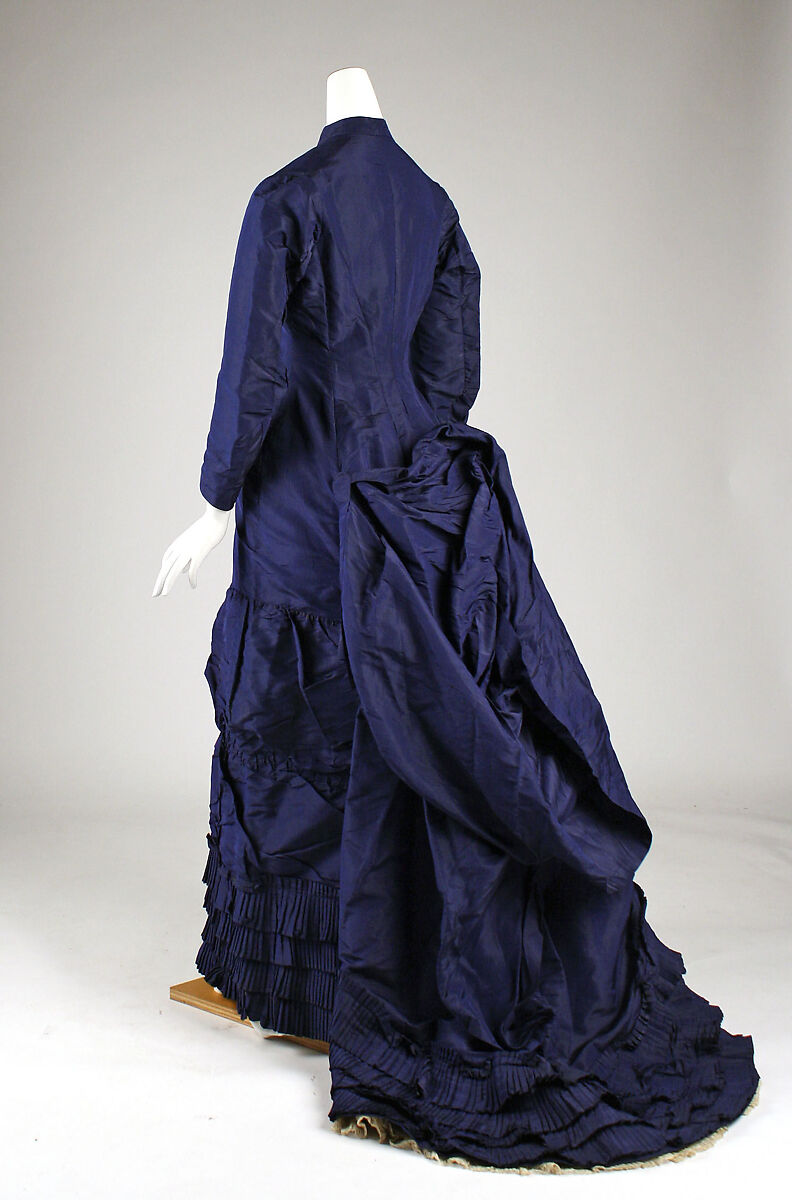 Dress, silk, probably American