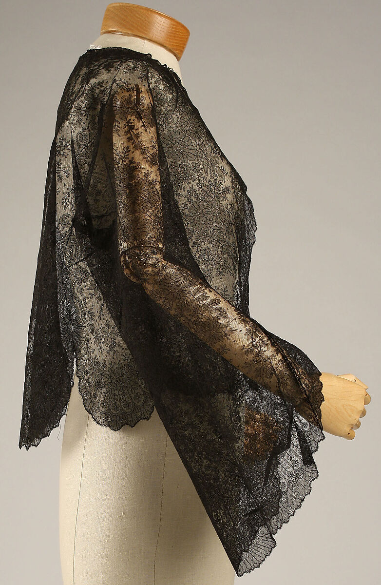 Jacket, cotton, probably French