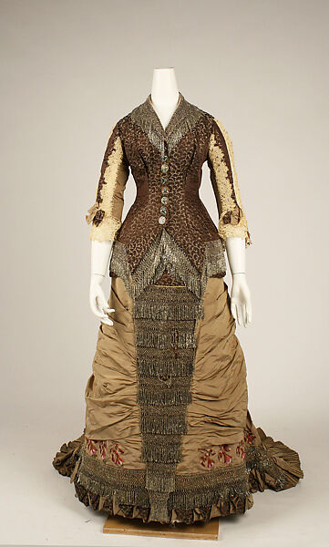 Dress, Jacques Doucet (French, Paris 1853–1929 Paris), silk, cotton, French 