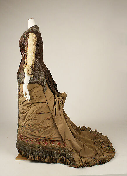 Dress, Jacques Doucet (French, Paris 1853–1929 Paris), silk, cotton, French