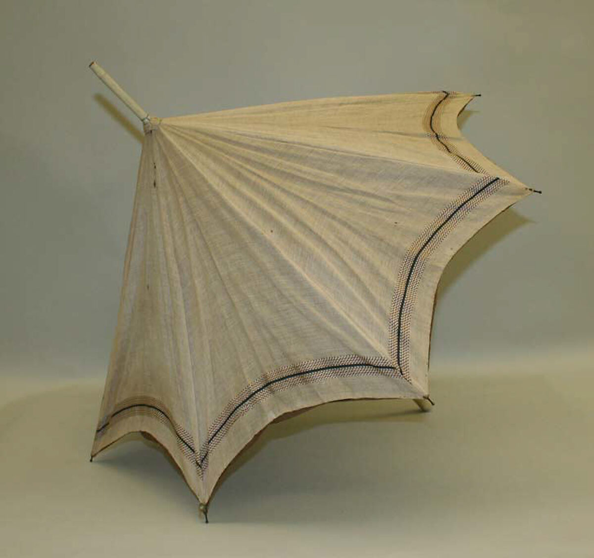 Ensemble, wool, cotton, silk, wood, British