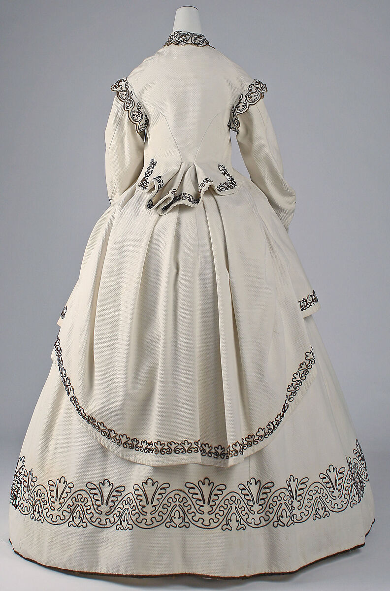 Dress, cotton, wool, British