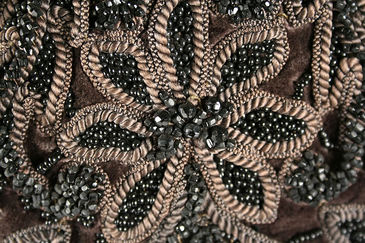 Ensemble, (a–c) Josephine H. Egan, (a,b,c) silk
(d) feathers, American