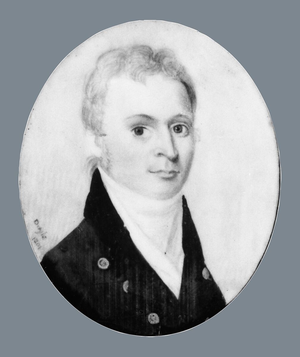 Self Portrait, William M. S. Doyle (American, Boston, Massachusetts 1769–1828 Boston, Massachusetts), Watercolor on ivory, American 