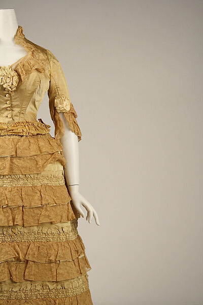 Dress, Jacques Doucet (French, Paris 1853–1929 Paris), silk, French