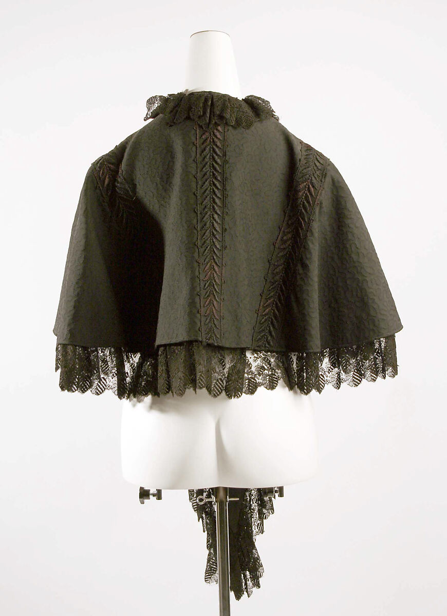 Mantle, silk, European