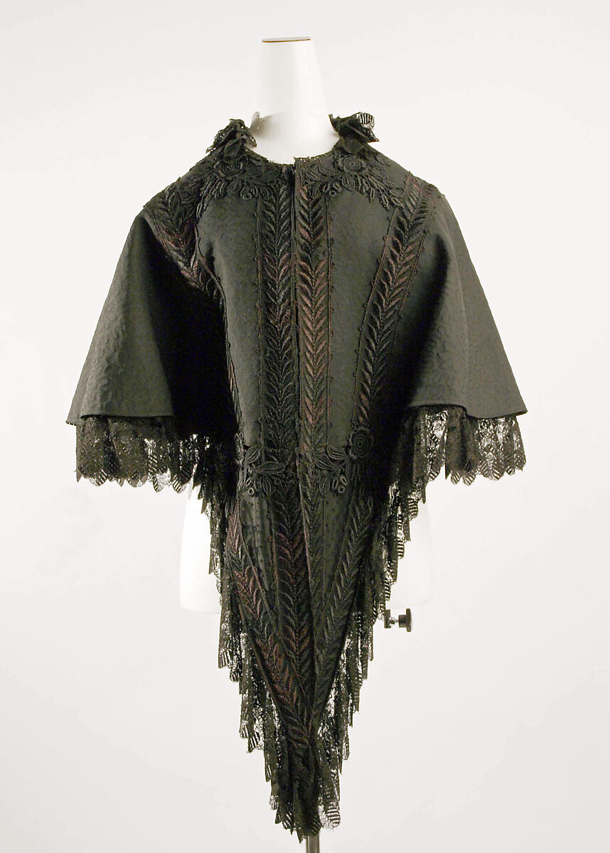 Mantle, silk, European 