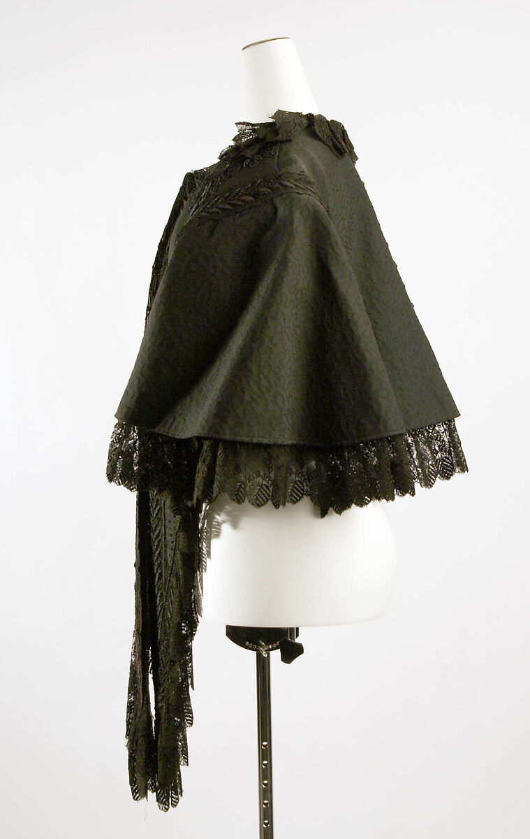 Mantle, silk, European