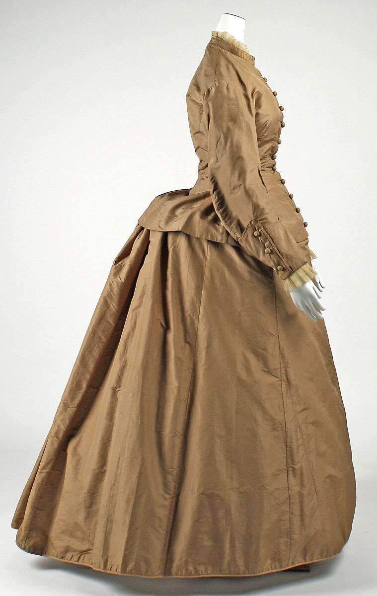 Dress, silk, European