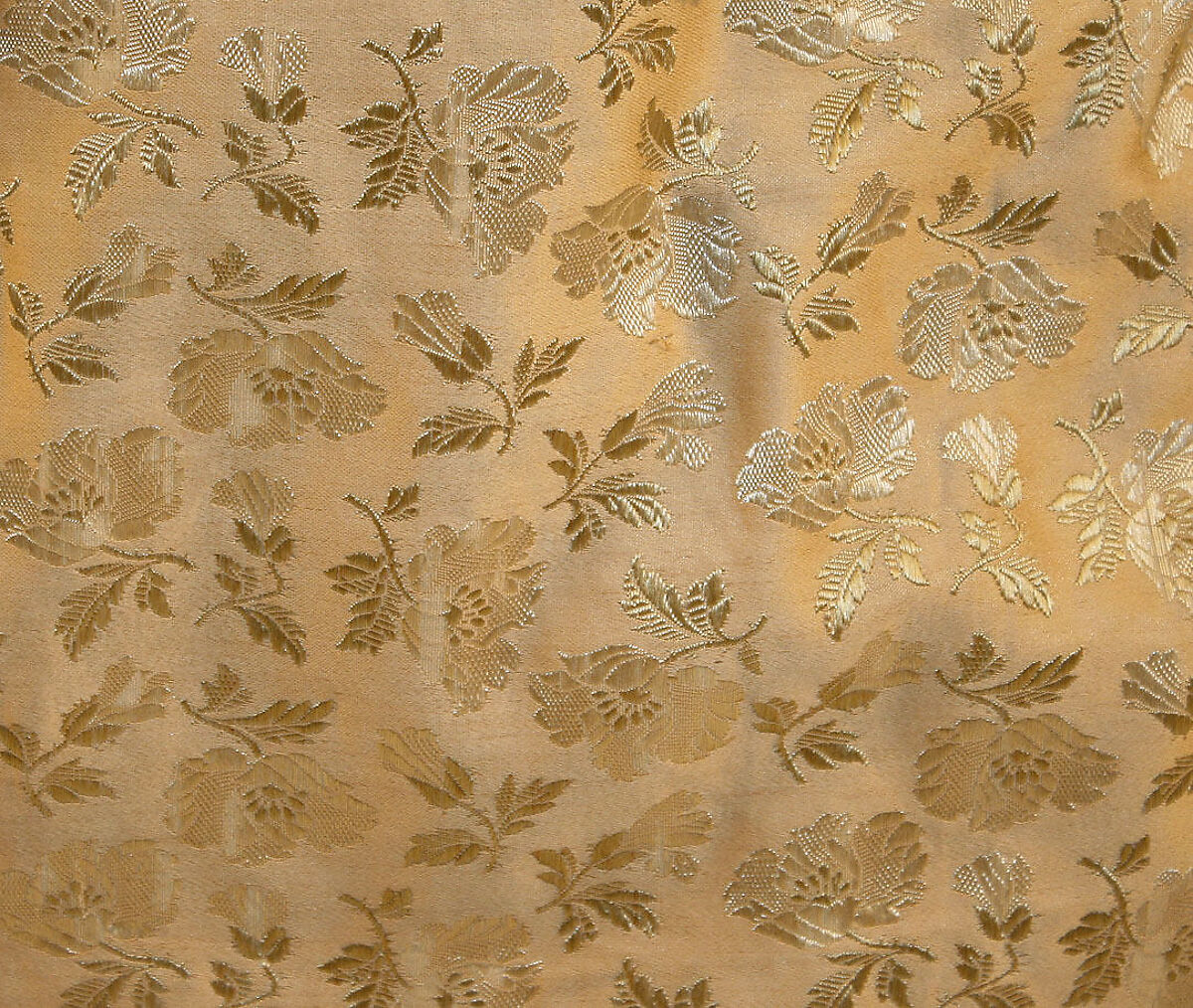 Dress, silk, cotton, American