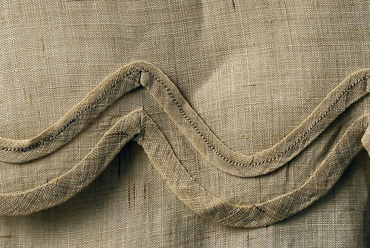 Dress, linen, probably American