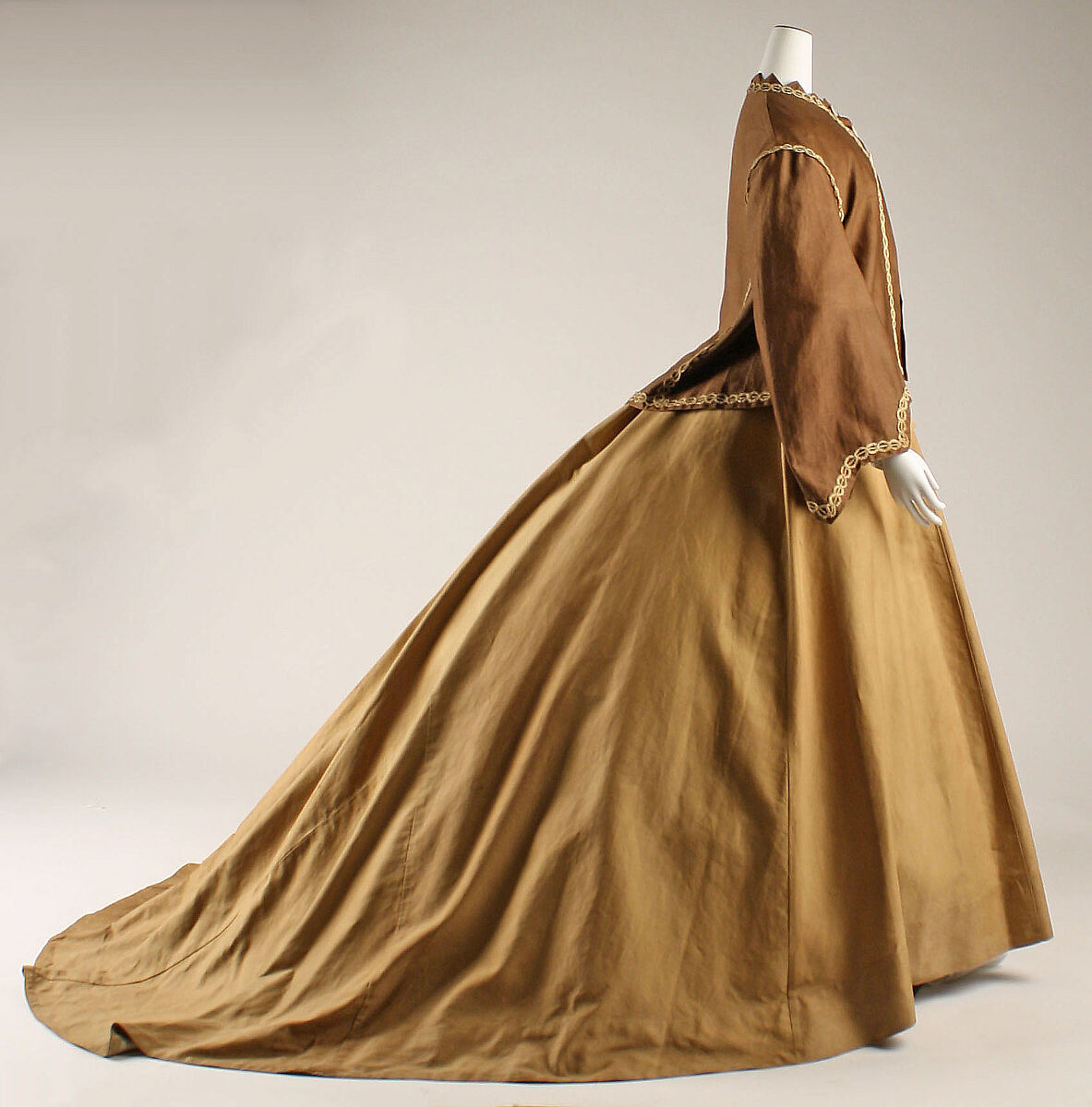 Dress, cotton, American