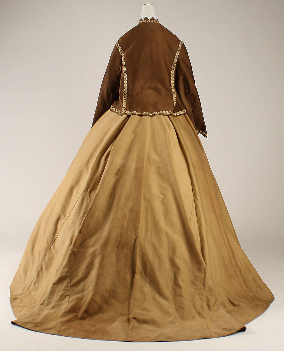 Dress, cotton, American