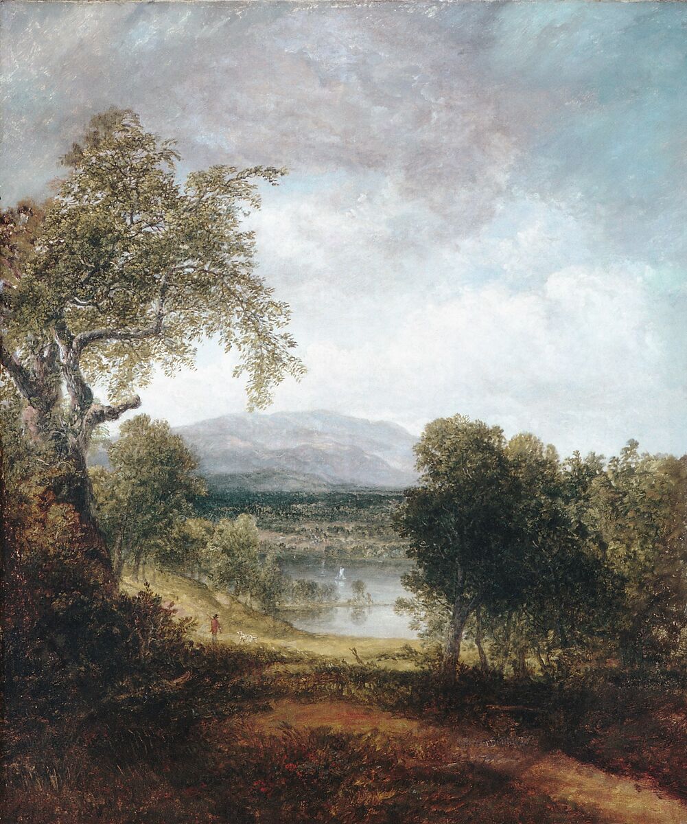 A River Glimpse, Thomas Doughty (American, Philadelphia, Pennsylvania 1793–1856 New York), Oil on canvas, American 