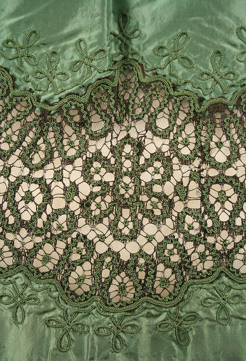 Cape, silk, American or European