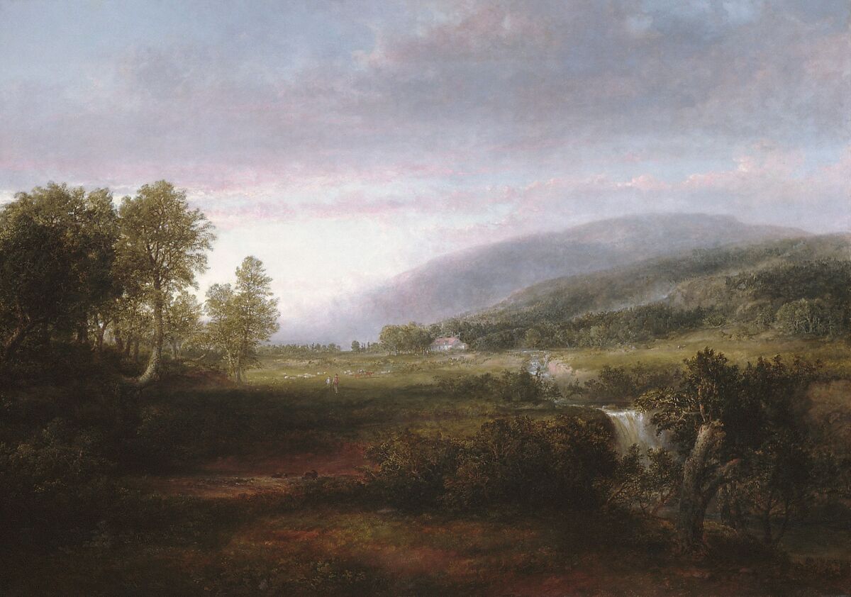 Spring Landscape, Thomas Doughty (American, Philadelphia, Pennsylvania 1793–1856 New York), Oil on canvas, American 