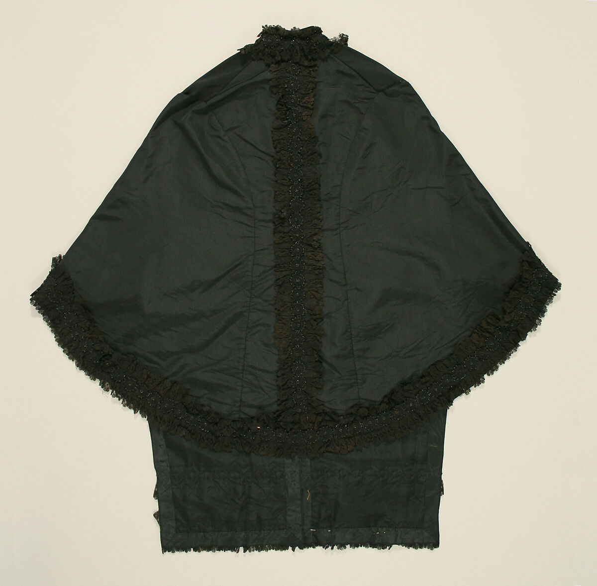 Cape, R. H. White &amp; Co. (American, Boston, Massachusetts), silk, American