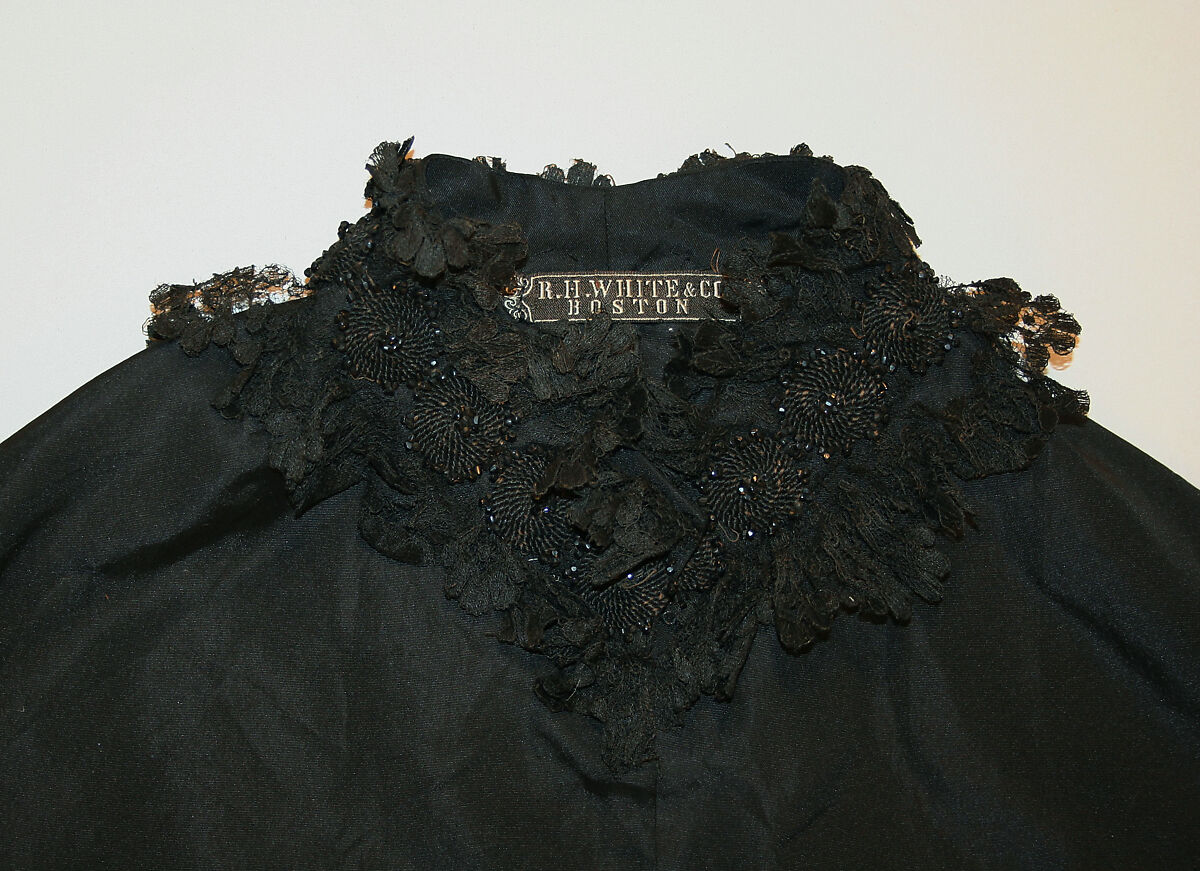 Cape, R. H. White &amp; Co. (American, Boston, Massachusetts), silk, American