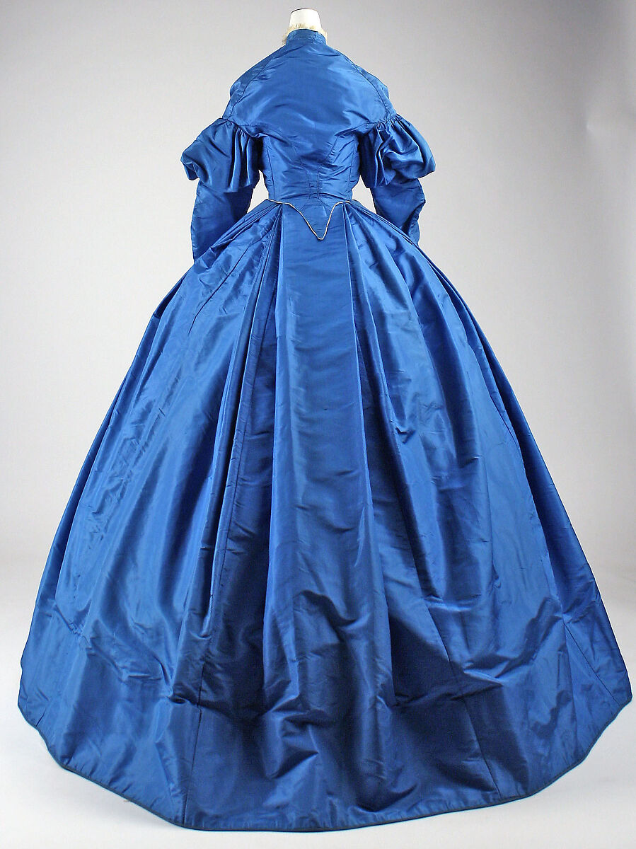 Dress, silk, American