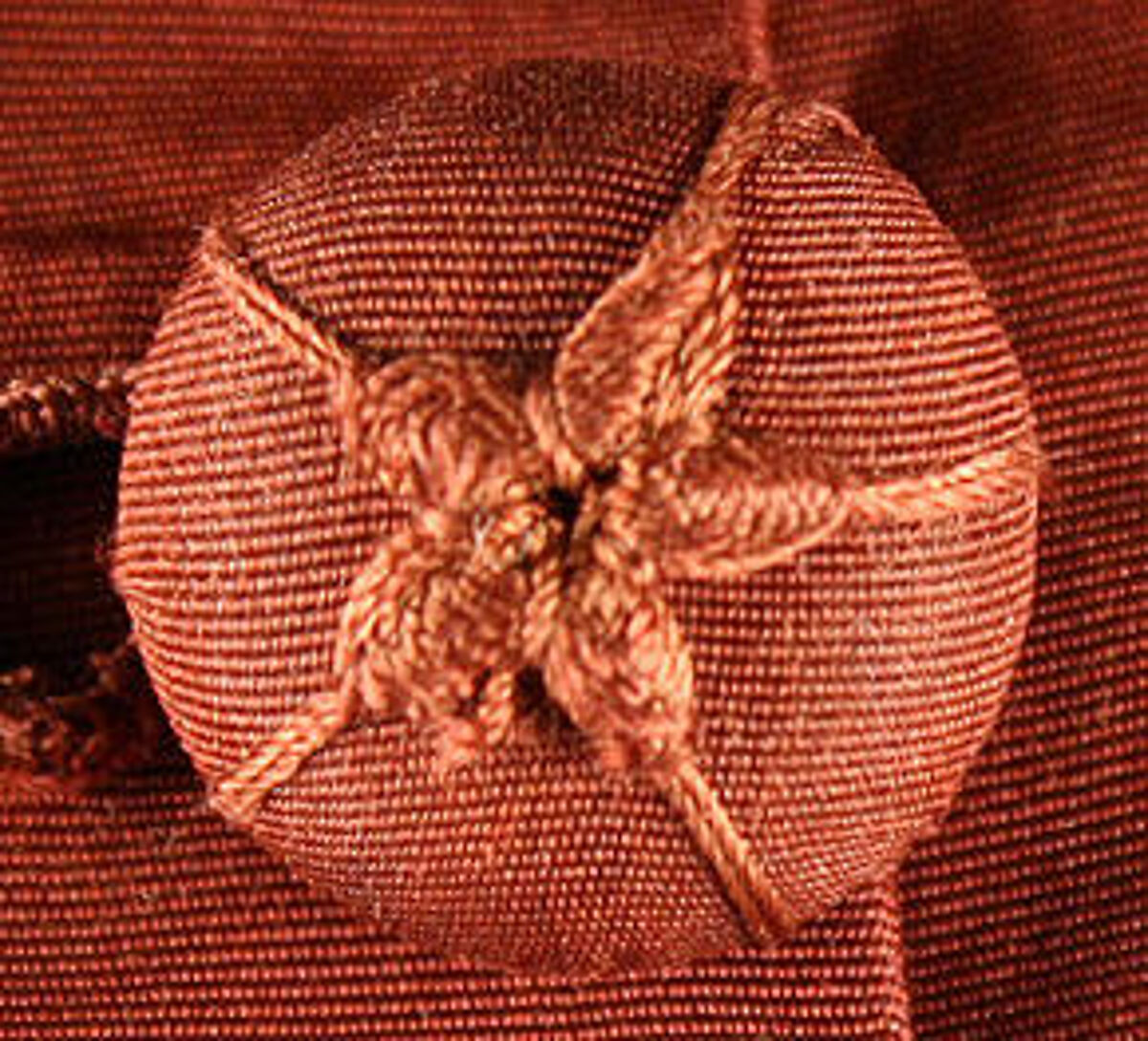 Wedding dress, silk, American