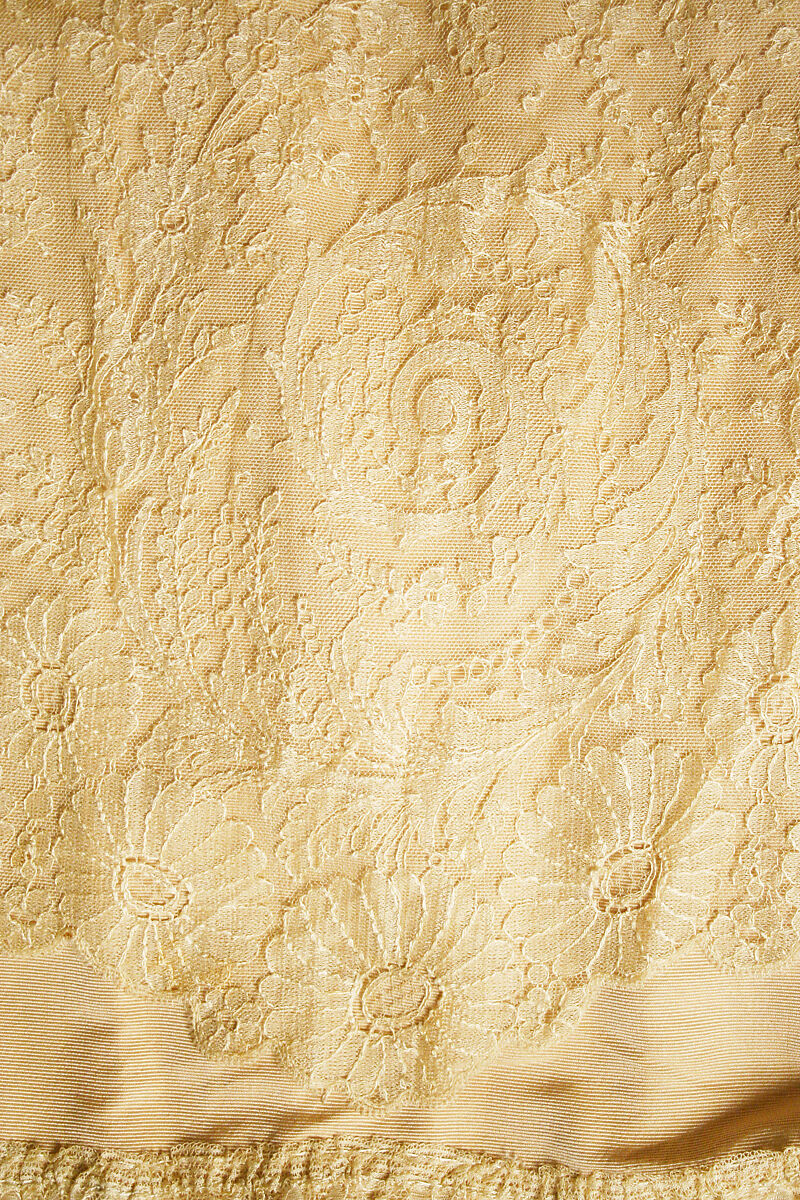 Evening dress, silk, American