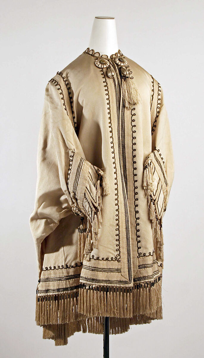 Jacket, silk, metal, American or European 