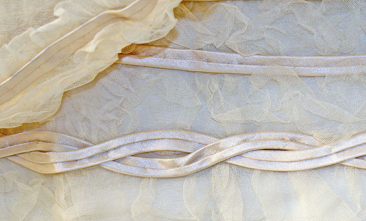 Wedding ensemble, cotton, American or European