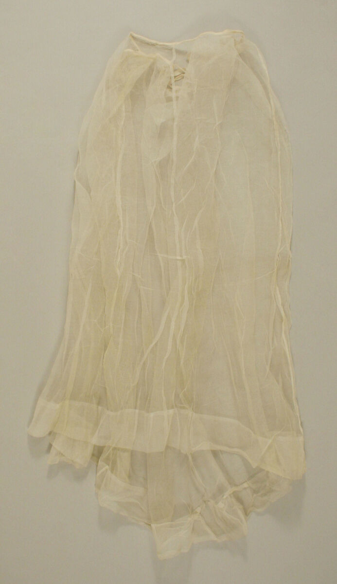 Wedding ensemble, cotton, American or European