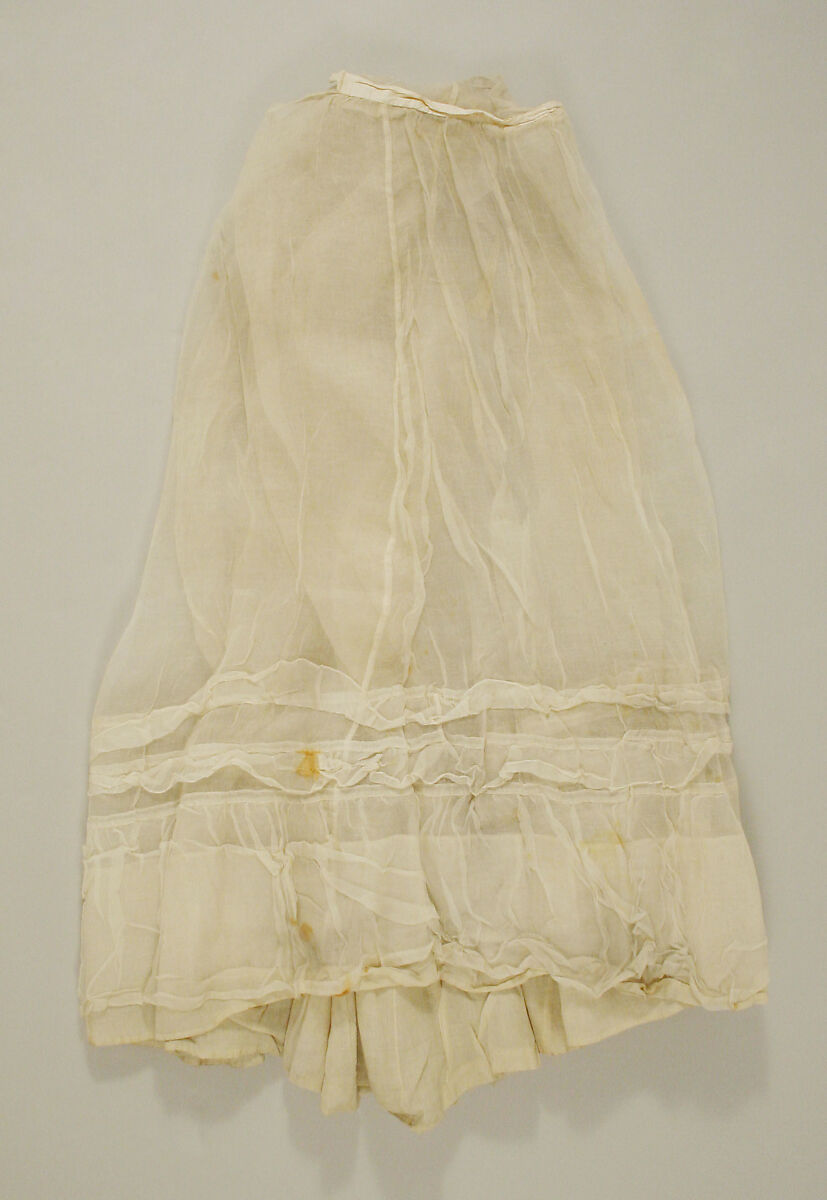 Wedding ensemble, cotton, American or European