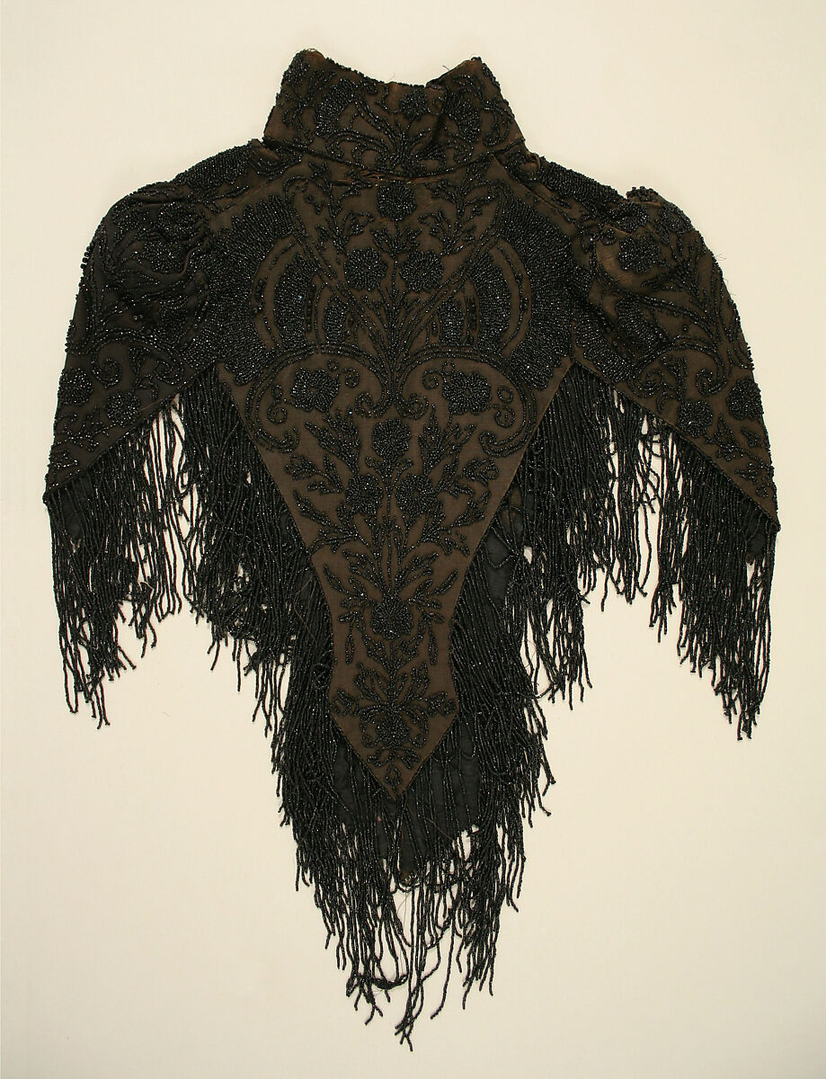 Cape, silk, American or European