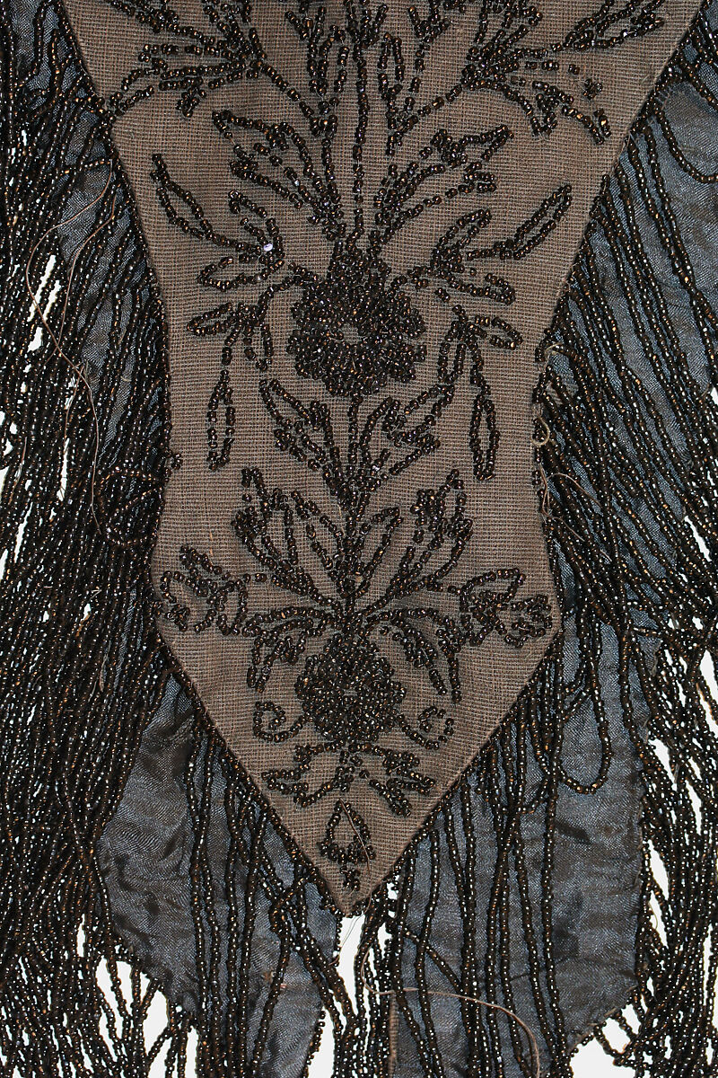 Cape, silk, American or European