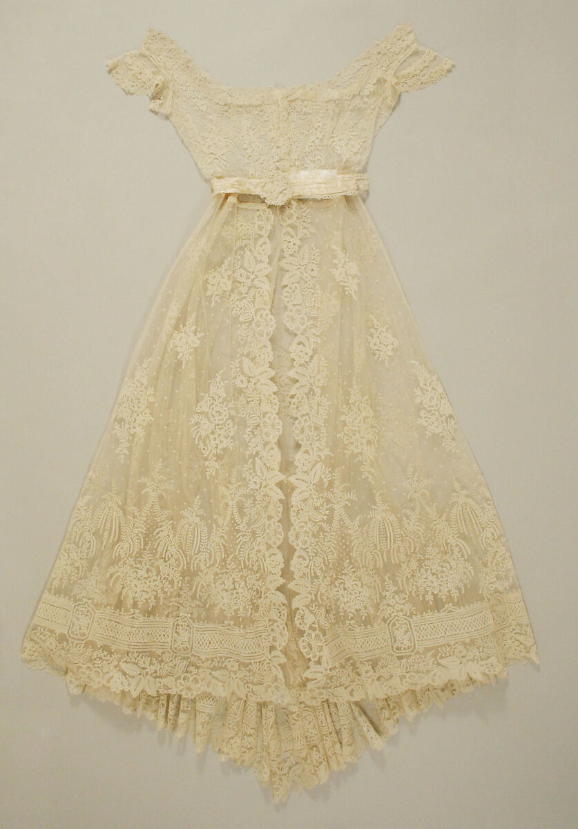 Wedding dress, [no medium available], French 